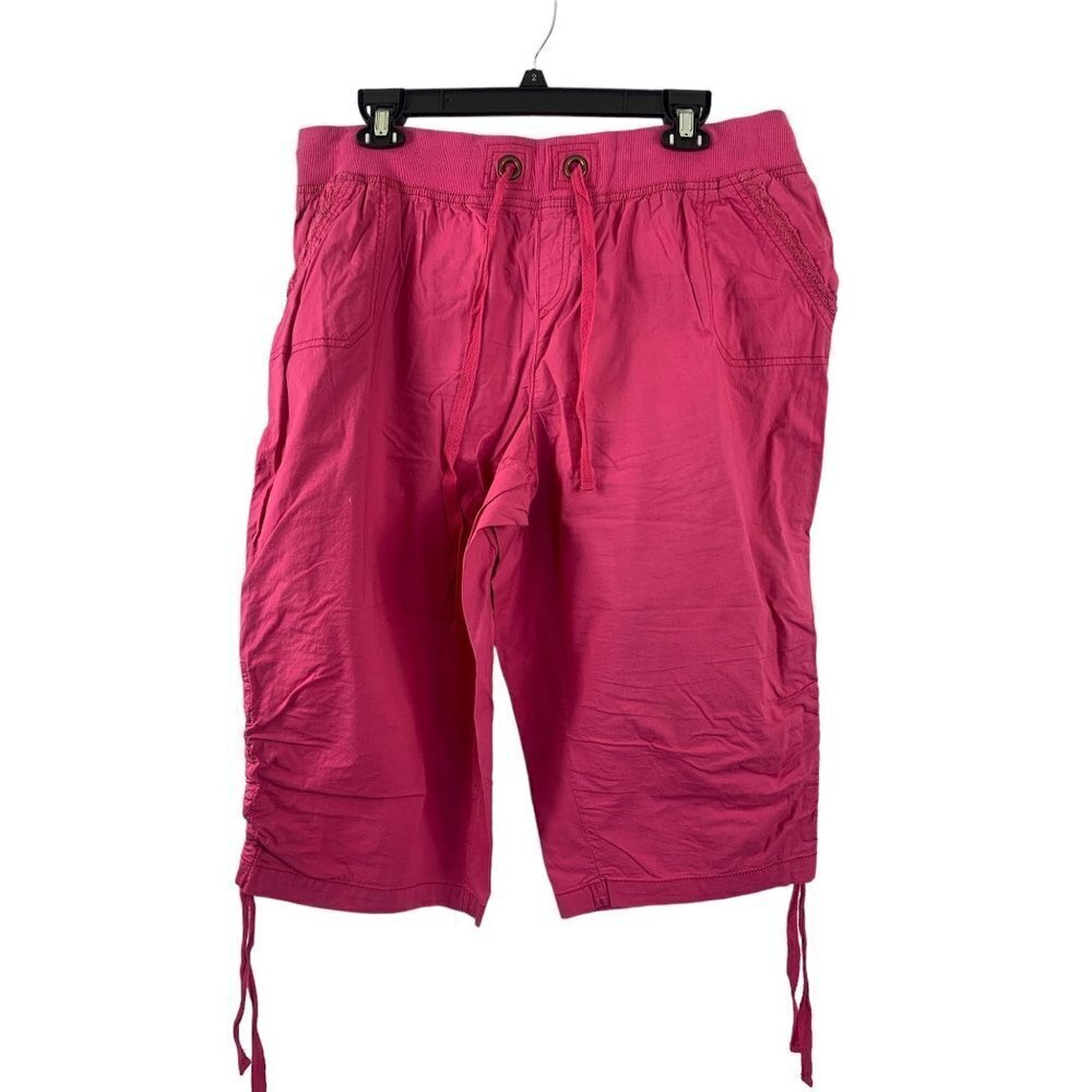 Roz & Ali Women's Fuchsia Capris